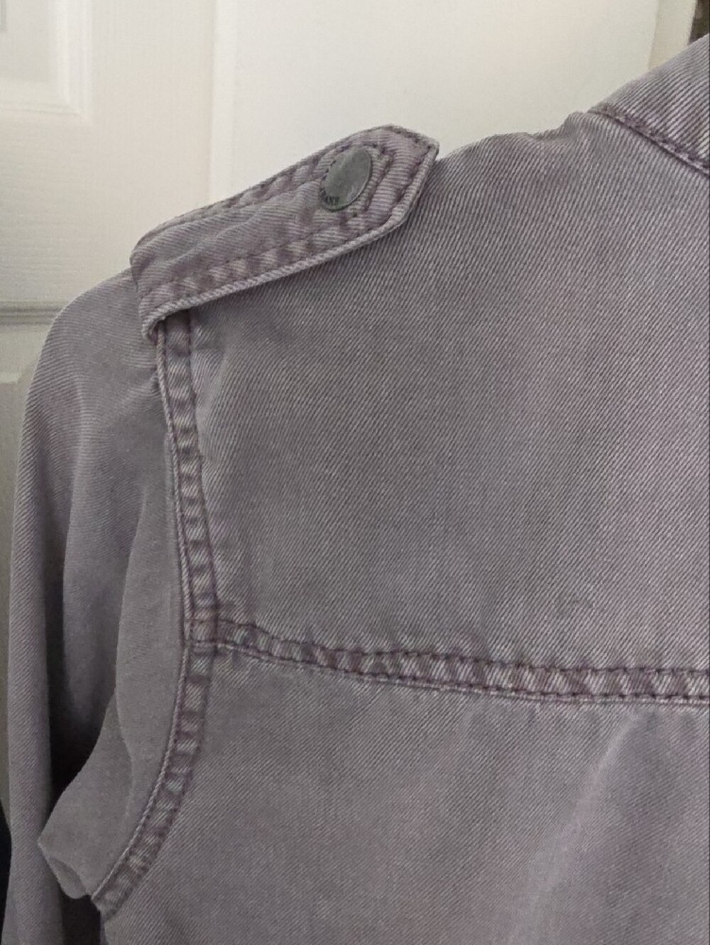Max Jeans Gray Utility Drawstring Field Jacket - Picture 11 of 12